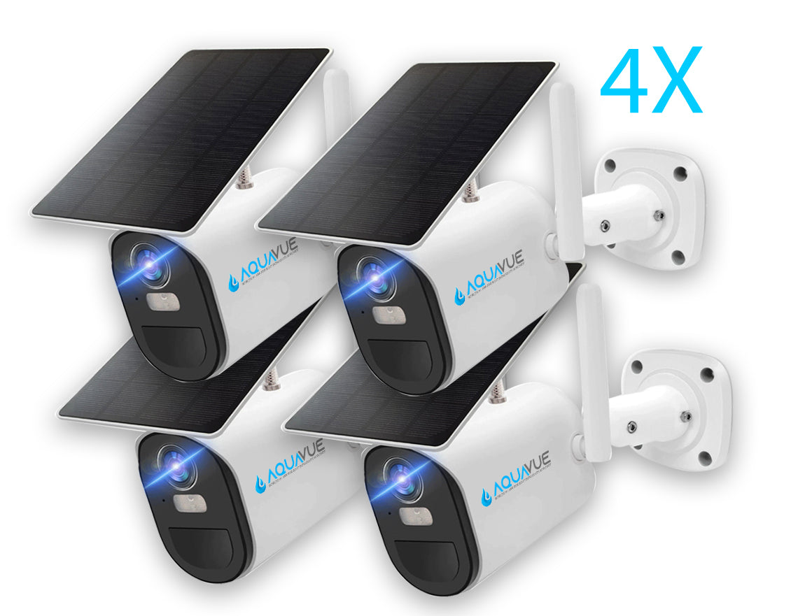 AquaVue Solace - 4G Solar Marine Camera (4PK)
