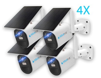AquaVue Solace - 4G Solar Marine Camera (4PK)