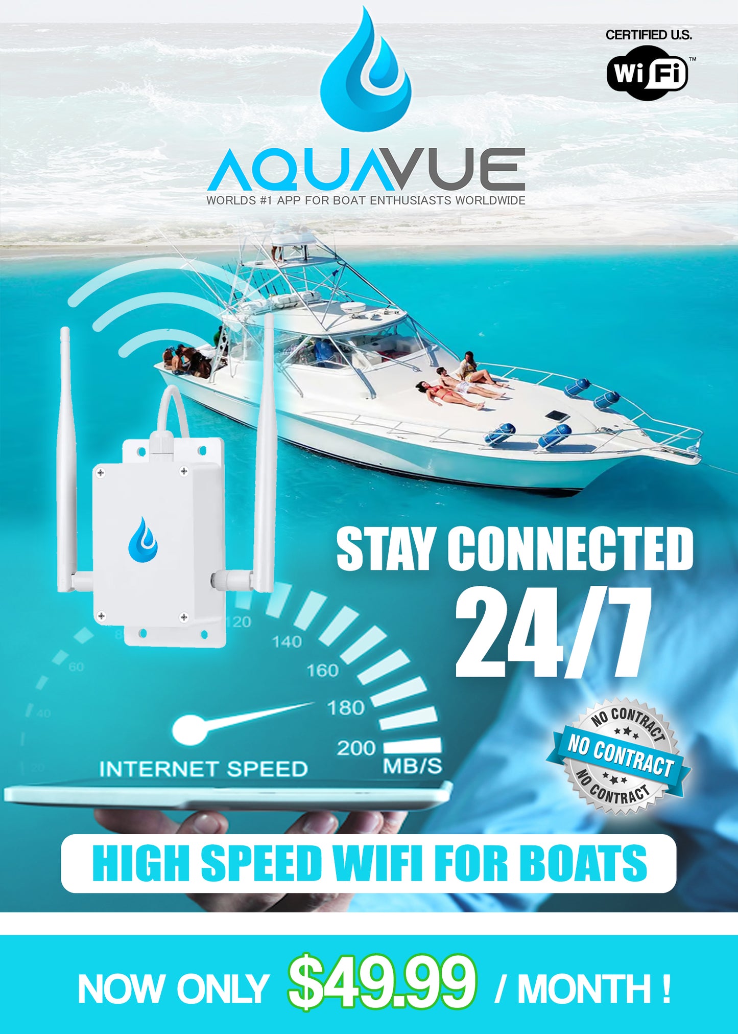 AquaLink 4G Wifi - for Boats