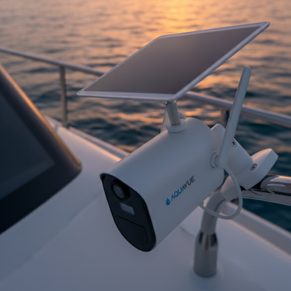 AquaVue Solace – WiFi Solar Marine Camera