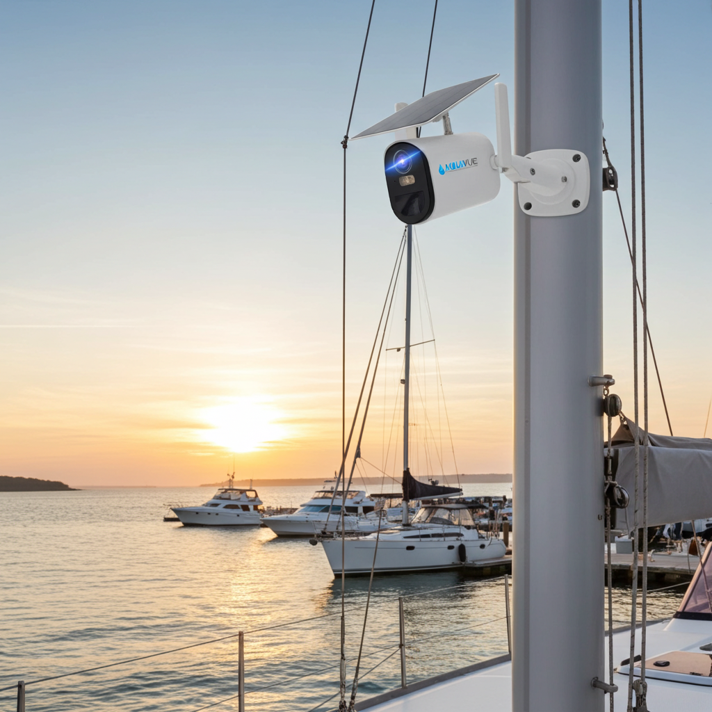 AquaVue Solace - 4G Solar Marine Camera